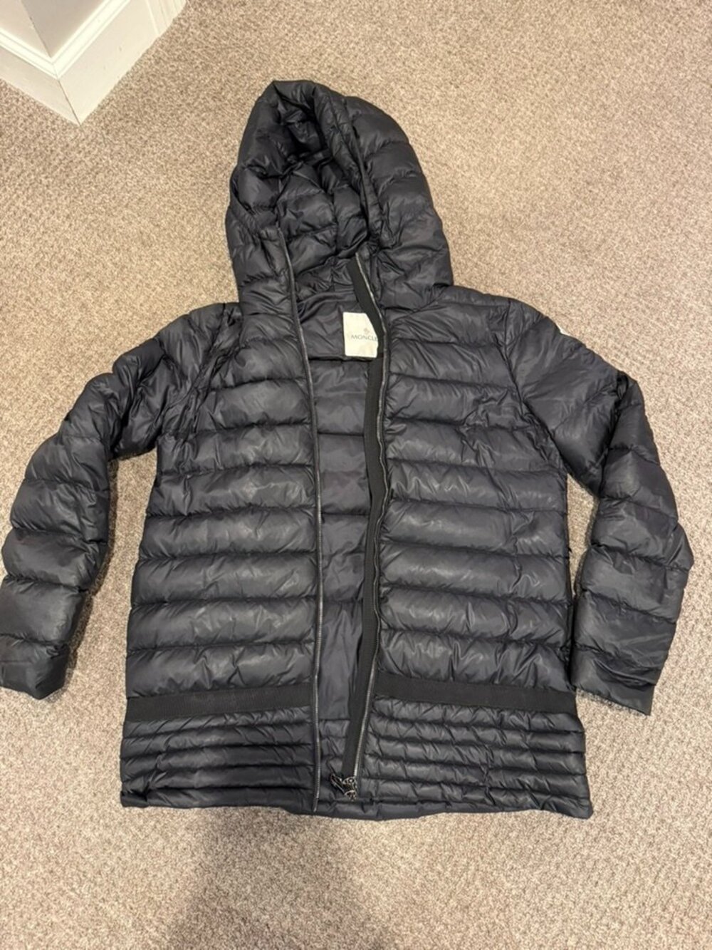 Moncler Woman's Black Coat (Size 2 - US M)
